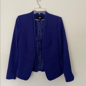 H&M blue/purple blazer Size 8